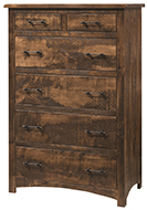 Barn Floor Mission Chest of Drawers