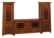 McCoy TV Cabinet with Towers