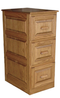Deluxe 3 Drawer File Cabinet Traditional Style
