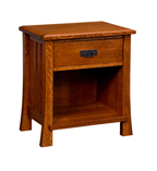 Grant 1 Drawer Open Night Stand