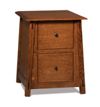 Colbran 2 Drawer File Cabinet with Unfinished Back