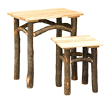 Hickory Nesting Table