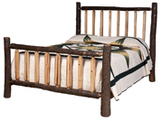 Lumber Jack Bed with Shaved Spindles