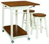 Guest Server with Bar Stools