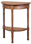 Spindle Half Round Table