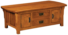 Craftsman Mission Cabinet Coffee Table