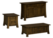 Lakewood Cabinet Occasional Table Set