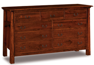 Artesa 75" 9 Drawer Dresser
