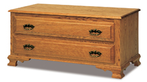Hoosier Heritage Blanket Chest with False Drawer Fronts