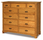 Hoosier Heritage 11 Drawer Double Chest