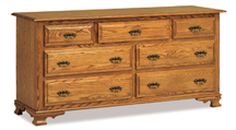 Hoosier Heritage 66" 7 Drawer Dresser