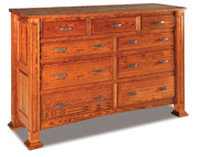 Lexington 70" 9 Drawer Dresser