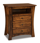 Matison 3 Drawer Night Stand with Opening