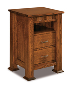 Sequoyah 2 Drawer Night Stand with Opening