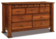 Sequoyah 60" 7 Drawer Dresser