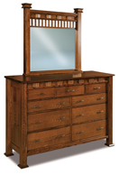 Sequoyah 67" 9 Drawer Dresser