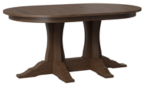 Keno Double Pedestal Dining Table