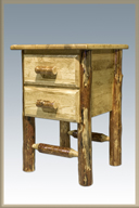 Glacier Country 2 Drawer Nightstand