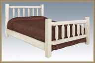 Homestead Log Bed
