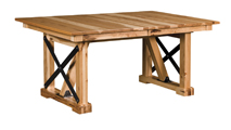 Industrial Trestle Dining Table