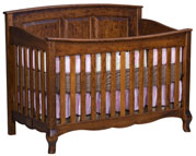 French Country Crib Slat Front