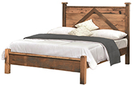 Reclaimed Post Mission Bed with Low Footboard