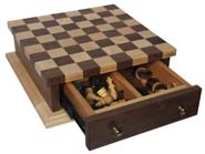 Checker Board  with Base & Drawer