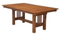 Mission Trestle Dining Table